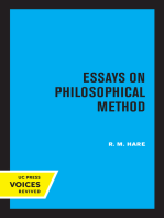 Essays on Philosophical Method