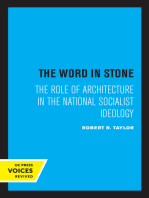 The Word in Stone: The Role of Architecture in the National Socialist Ideology