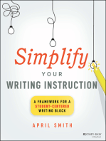 Simplify Your Writing Instruction