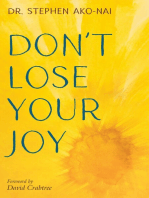 Don’t Lose Your Joy