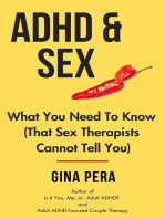 ADHD and SEX: What You Need to Know (That Sex Therapists Cannot Tell You)