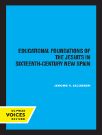 Educational Foundations of the Jesuits in Sixteenth-Century New Spain
