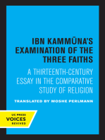 Ibn Kammuna's Examination of the Three Faiths: A Thirteenth-Century Essay in the Comparative Study of Religion