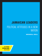 Jamaican Leaders: Political Attitudes in a New Nation