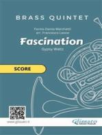 Brass Quintet "Fascination" score