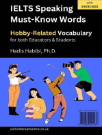 IELTS Speaking Must-Know Words - Hobby-Related Vocabulary - for both Educators & Students