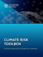 Climate Risk Toolbox: Guiding Material for Climate Risk Screening
