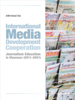 International Media Development Cooperation: Journalism Education in Myanmar (2011–2021)