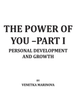 THE POWER OF YOU –PART I: Personal Development and Growth