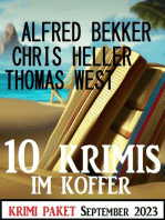 10 Krimis im Koffer September 2023: Krimi Paket