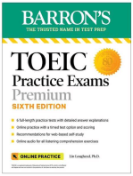 TOEIC Practice Exams: 6 Practice Tests + Online Audio, Sixth Edition