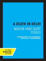 A Death in Delhi: Modern Hindi Short Stories