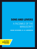 Sons and Lovers: A Facsimile of the Manuscript