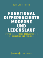 Funktional differenzierte Moderne und Lebenslauf: Systemtheoretische Beobachtungen zur Inklusion und Exklusion