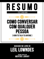 Resumo Estendido - Como Conversar Com Qualquer Pessoa: (How To Talk To Anyone) - Baseado No Livro De Leil Lowndes