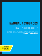 Natural Resources: Quality and Quantity