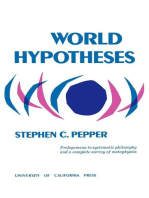 World Hypotheses: A Study in Evidence