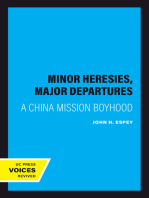 Minor Heresies, Major Departures
