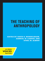 The Teaching of Anthropology, Abridged Edition