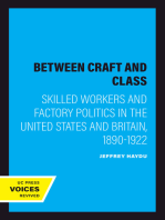 Between Craft and Class: Skilled Workers and Factory Politics in the United States and Britain, 1890-1922