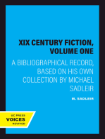 XIX Century Fiction, Volume One