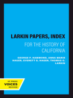 The Larkin Papers, Index: For the History of California