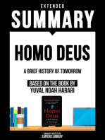 Extended Summary - Homo Deus - A Brief History Of Tomorrow