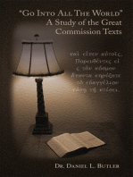 "Go Into All the World" A Study of the Great Commission Texts