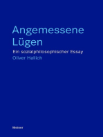 Angemessene Lügen: Ein sozialphilosophischer Essay