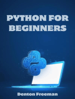 PYTHON FOR BEGINNERS: A Comprehensive Guide to Learning Python Programming from Scratch (2023)