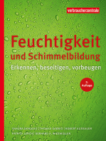 Feuchtigkeit und Schimmelbildung: Erkennen, beseitigen, vorbeugen