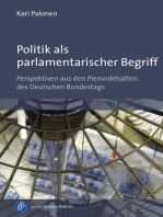 Politik als parlamentarischer Begriff: Perspektiven aus den Plenardebatten des Deutschen Bundestags
