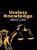 Useless Knowledge about Laws