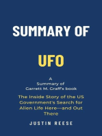 Summary of UFO by Garrett M. Graff: The Inside Story of the US Government's Search for Alien Life Here—and Out There