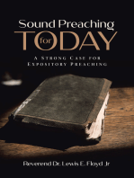Sound Preaching for Today: A Strong Case for Expository Preaching