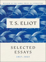 Selected Essays: 1917–1932