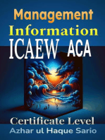 ICAEW ACA Management Information: Certificate Level