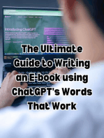The Ultimate Guide to Writing an E-book using ChatGPT's Words That Work