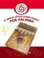 21 Simple Letter-Coded Songs for Kalimba: Kalimba Sheet Music for Beginners