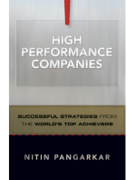 High Performance Companies: Successful Strategies from the World's Top Achievers