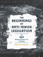 The Beginnings of Anti-Jewish Legislation