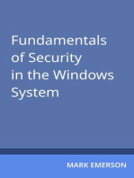 Fundamentals of Security in the Windows System