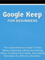 Google Keep For Beginners