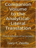 Companion Volume to the Analytical Literal Translation