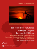 Les ressources naturelles, un enjeu clé pour l'avenir de I'Afrique: Ressources naturelles et transformation économique dans un contexte de transition vers des économies décarbonées