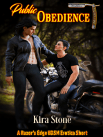 Public Obedience: A Razor's Edge Erotica Contemporary BDSM Erotica Short