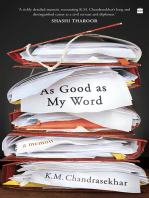 As Good as My Word: A Memoir