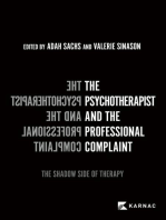 The Psychotherapist and the Professional Complaint: The Shadow Side of Therapy