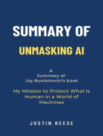 Summary of Unmasking AI by Joy Buolamwini