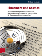 Firmament und Kosmos: Schöpfungstheologie im Denkhorizont des Alten Orients als Prototyp eines Dialogmodells für Theologie und Naturwissenschaft